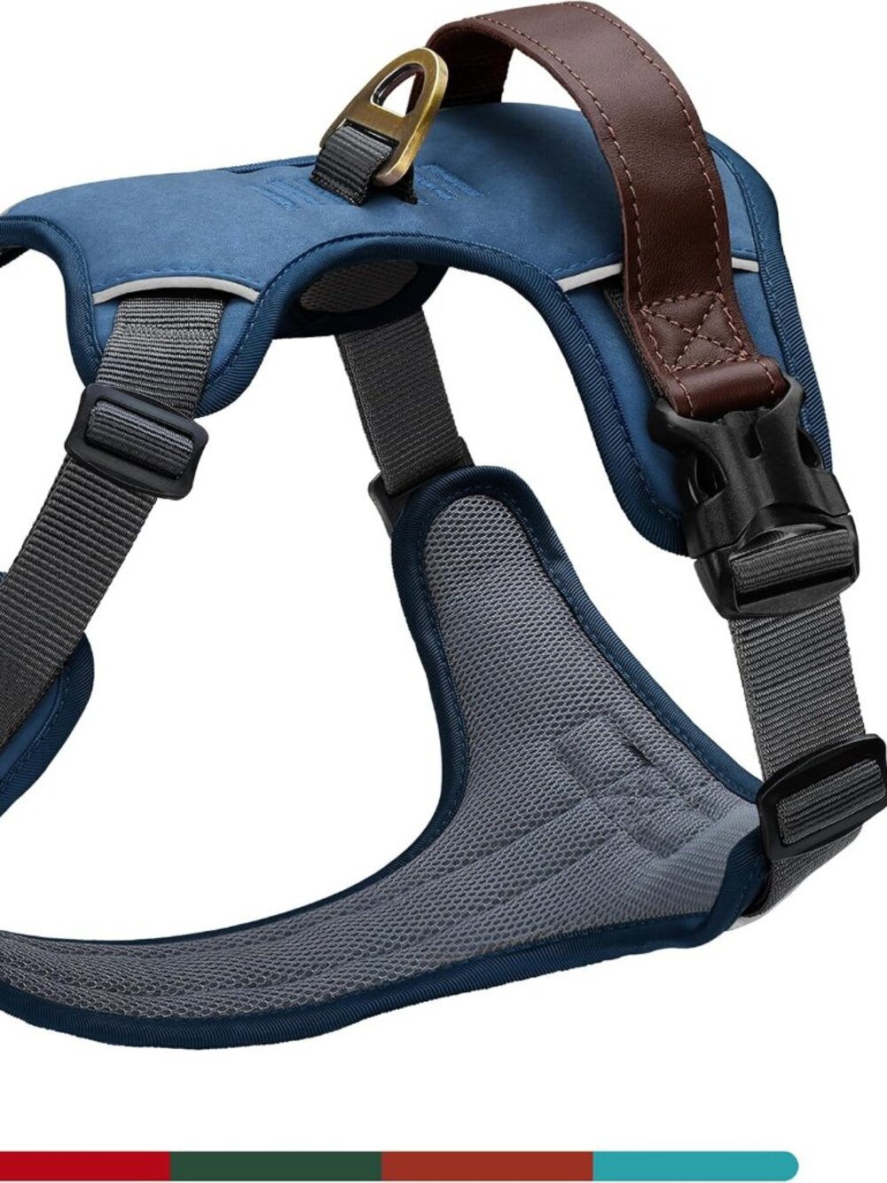 AKAILEA Blue No Pull Dog Harness for Medium Sized Dog Chest 22-27" NEW